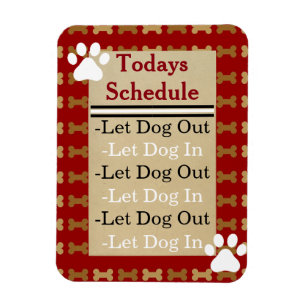 Magnet Flexible Laissez le chien sortir laisser le chien entrer