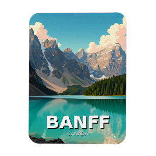 Magnet Flexible Lake Louise à Banff Parc national du Canada Voyage