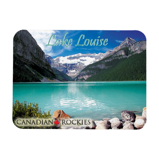 Magnet Flexible Lake Louise - Aimant frigo souvenir (Horizontal)