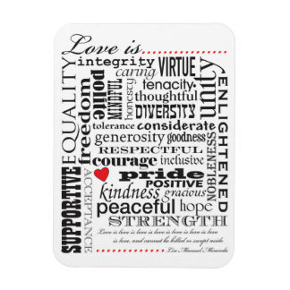 Magnet Flexible L'Amour, C'Est L'Amour, Les Paroles, C'Est Importa