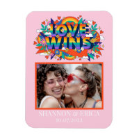 L'amour gagne la fierté LGBTQ Collage Arc-en-ciel 