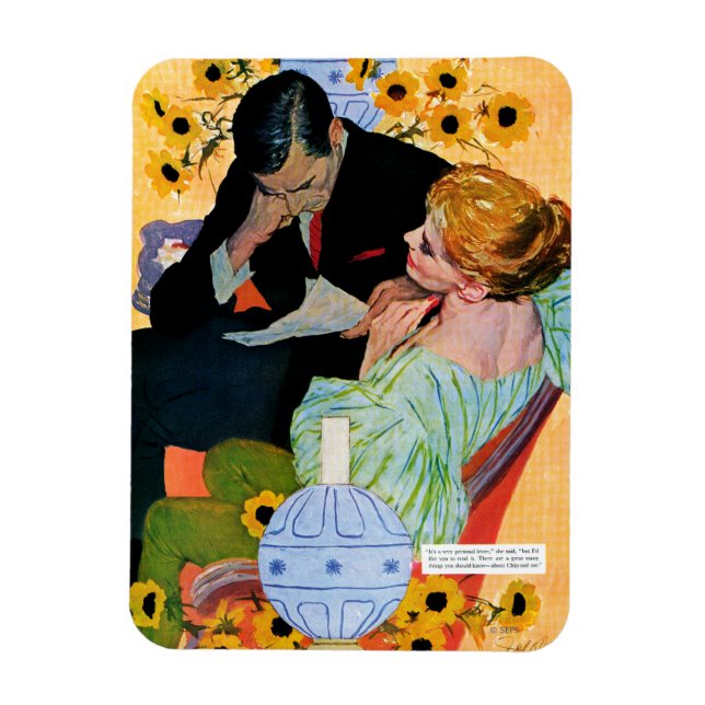 Magnet Flexible L'amour meurt lentement (Vertical)