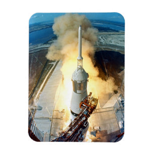 Magnet Flexible Lancement d'Apollo 11 Moon Landing Centre spatial