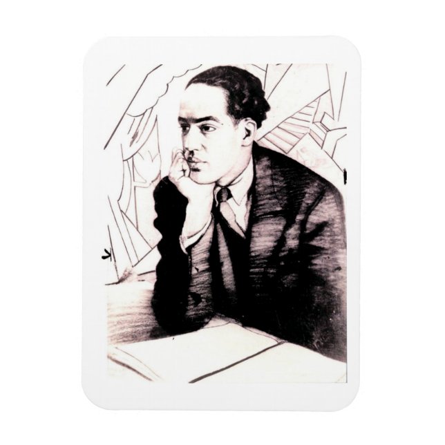 Magnet Flexible Langston Hughes, poète américain (Vertical)