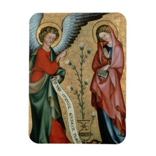 Magnet Flexible L'annonce, c.1330 (huile sur le panneau)