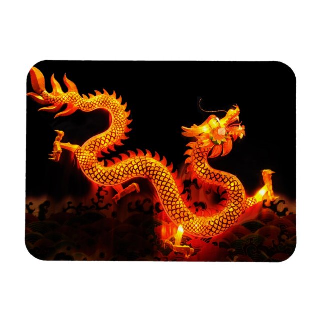 Magnet Flexible Lanterne chinoise de dragon (Horizontal)