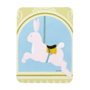 Magnet Flexible Lapin avant juin Bruyère Vess de carrousel
