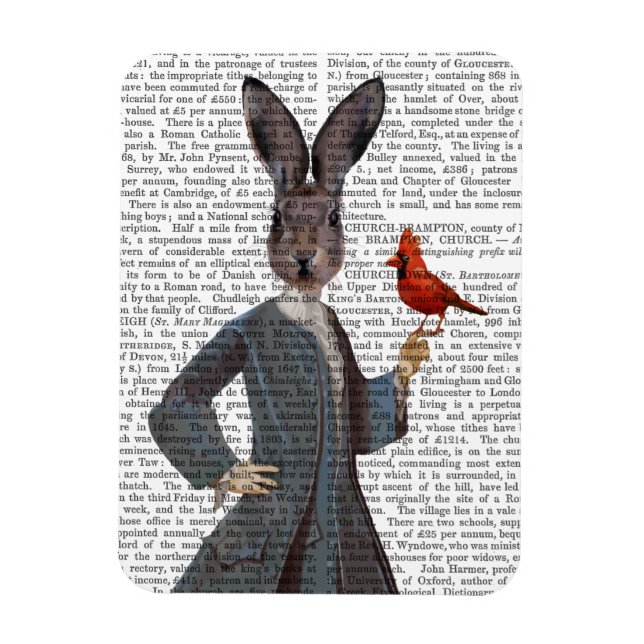 Magnet Flexible Lapin et Oiseau 2 (Vertical)