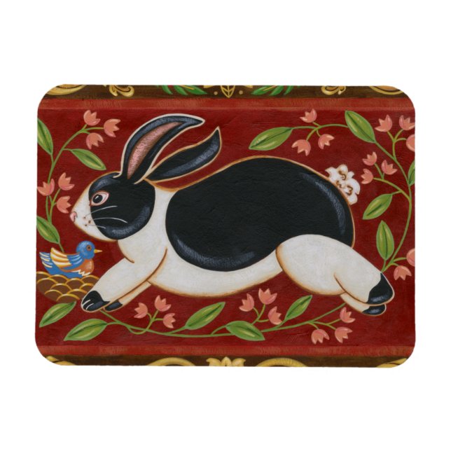 Magnet Flexible Lapin Folk (Horizontal)