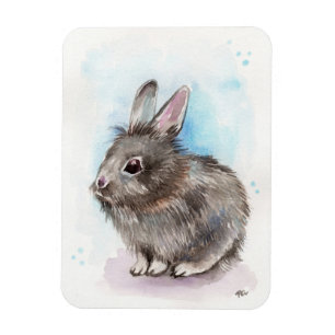 Magnet Flexible Lapin gris