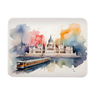 Magnet Flexible L'aquarelle de Budapest
