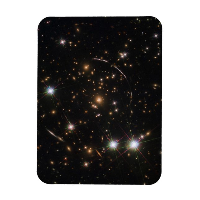 Magnet Flexible L'Arc Sunburst Dans Un Gros Cluster Galaxy (Vertical)