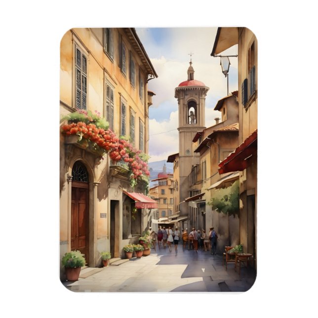 Magnet Flexible L'art de l'aquarelle Florence (Vertical)