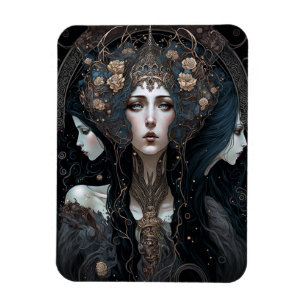 Magnet Flexible L'art de l'Imaginaire de la reine noire