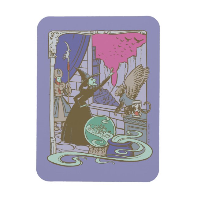 Magnet Flexible L'Assistant D'Oz™ | Storybook Wicked Witch™ (Vertical)