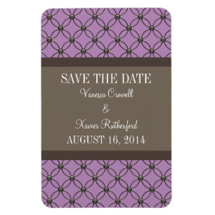 Magnet Flexible Lattice fantaisie Enregistrer la date aimant, viol
