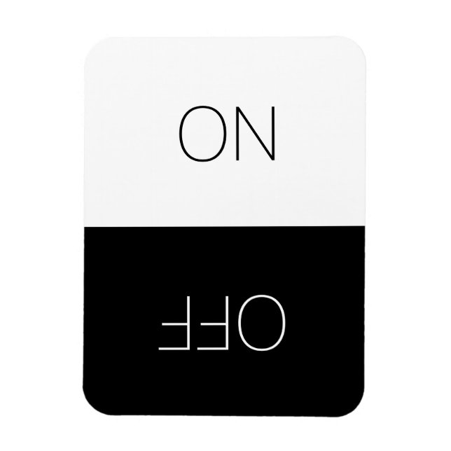 Magnet Flexible Lave-vaisselle Lave-linge noir blanc (Vertical)