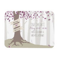 Lavender Woodland Enregistrer l'aimant de date