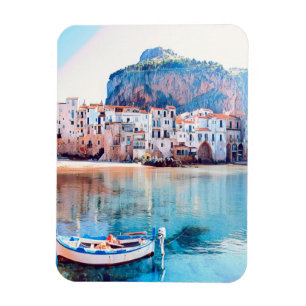 Magnet Flexible ldp CEFALÙ - Sicile - plage - panorama