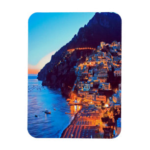 Magnet Flexible ldp POSITANO Côte Amalfi - coucher de soleil pris 