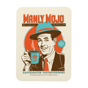 Magnet Flexible Le café Manly Mojo