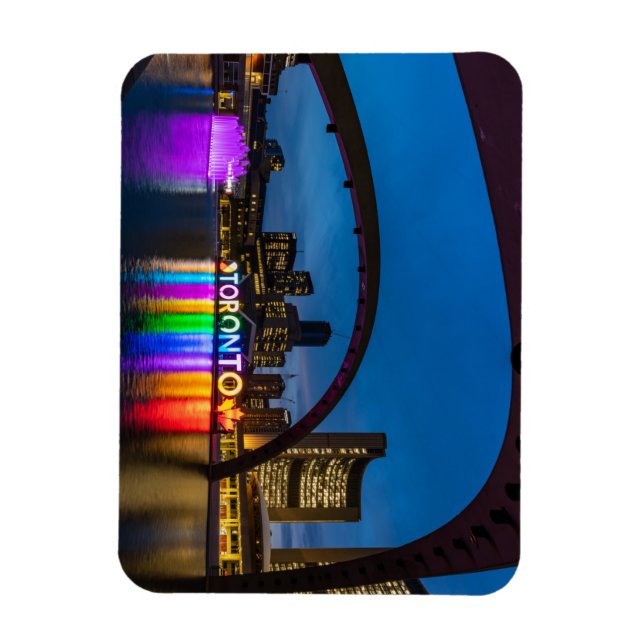 Magnet Flexible Le centre-ville de Toronto (Vertical)