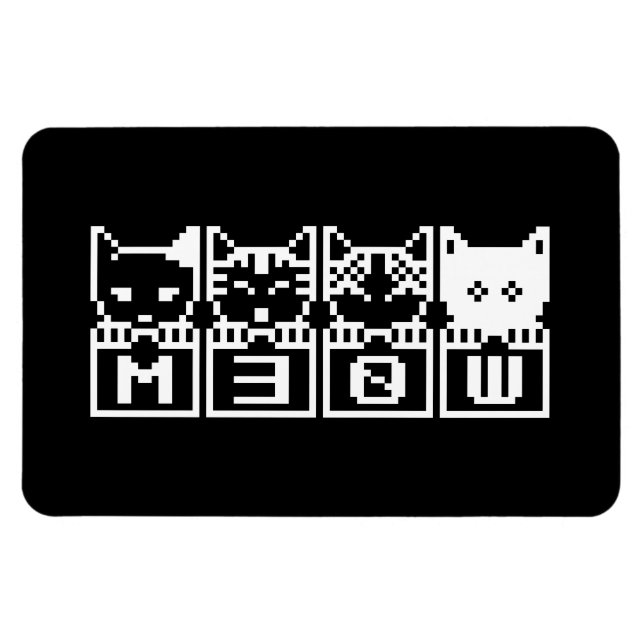MAGNET FLEXIBLE LE CHATS M30W 8 BITS (Horizontal)
