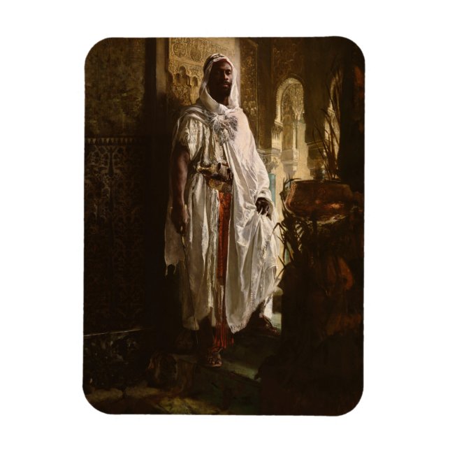 Magnet Flexible Le chef maure de l'art africain (Vertical)