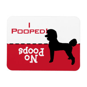 Magnet Flexible Le Chien Doit Aller Potty Poop Magnet, Standard Po