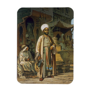 Magnet Flexible Le coiffeur, du "souvenir du Caire", 1862 (litho)