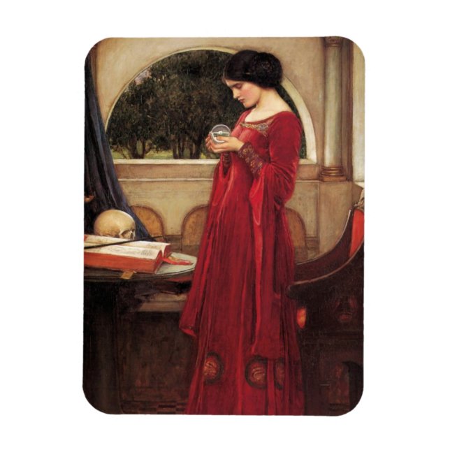 Magnet Flexible Le Crystal Ball [John William Waterhouse] (Vertical)