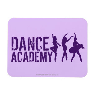 Magnet Flexible Le danseur d'Acadmey de danse silhouette le logo