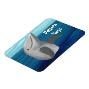 Magnet Flexible Le dauphin étreint l'aimant de prime d'océan