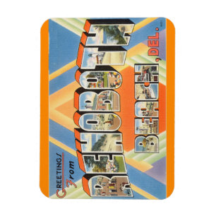 Magnet Flexible Le Delaware, aimant de plage de Rehoboth