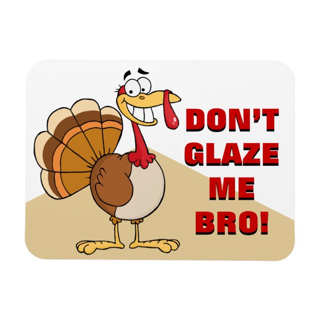 Magnet Flexible Le dernier voeu d'action de grâces d'une Turquie c (Horizontal)