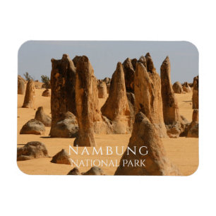 Magnet Flexible Le désert de Pinnacles, parc national de Nambung
