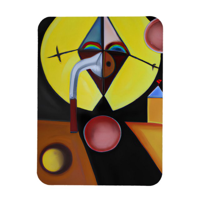 Magnet Flexible Le docteur de la peste - Peinture à l'huile (Vertical)