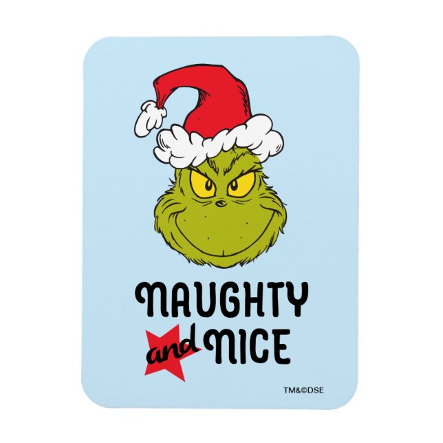 Magnet Flexible Le Grinch | Naughty et Nice (Vertical)