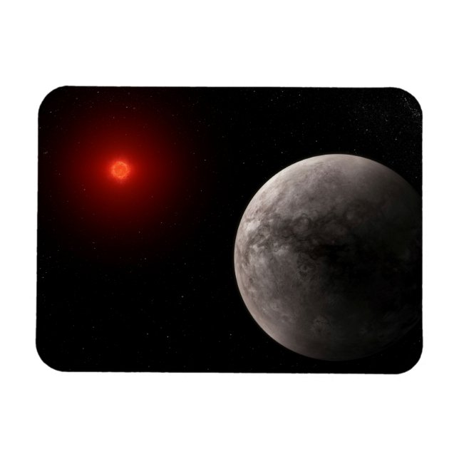 Magnet Flexible Le Hot Rocky Exoplanet Trappist-1 B. (Horizontal)