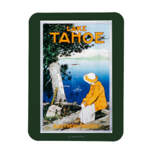 Magnet Flexible Le lac Tahoe PosterLake promotionnel Tahoe, CA