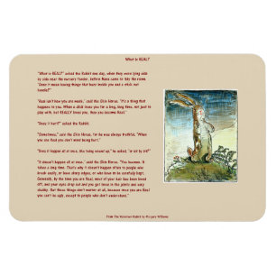 Magnet Flexible Le lapin de velventine - quel est vrai ? Aimant