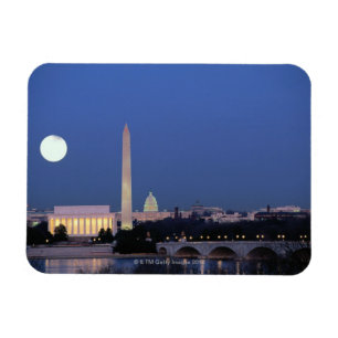 Magnet Flexible Le Lincoln Memorial, monument de Washington, USA