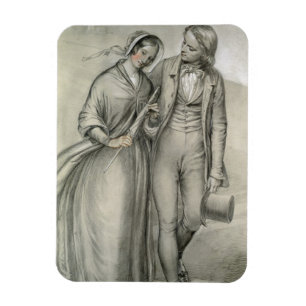 Magnet Flexible Le matin du Mariage - Le départ, vers 1846