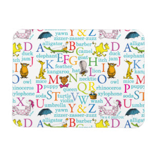 Magnet Flexible Le modèle ABC de Dr Seuss avec des mots