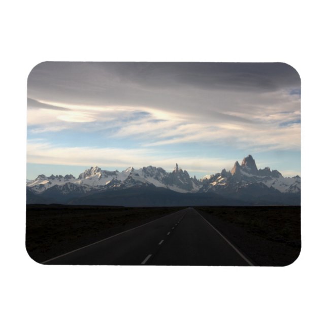 Magnet Flexible Le Mont Fitz Roy Et Le Chaîne Andes (Horizontal)