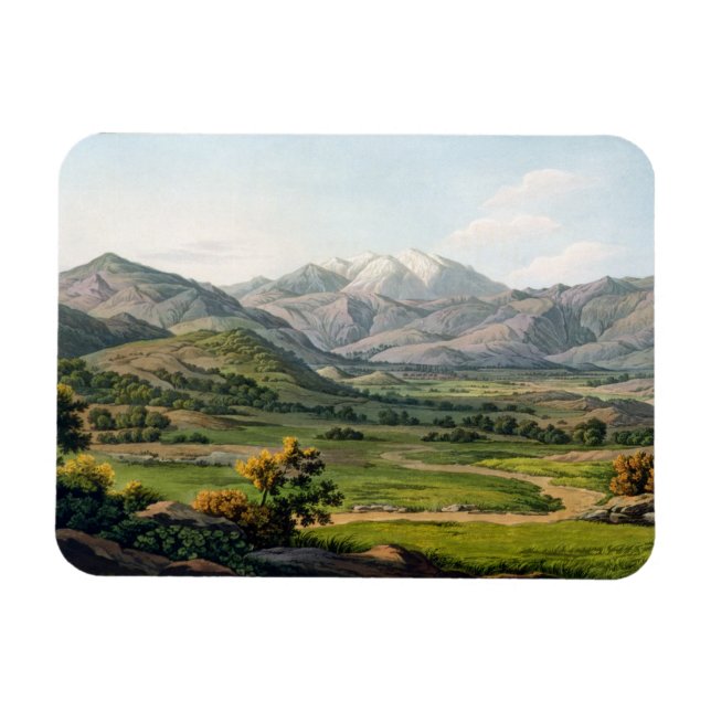 Magnet Flexible Le mont Olympe, vu entre Larissa et Baba, p (Horizontal)