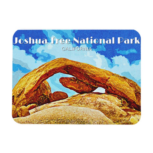 Magnet Flexible Le Parc national de Joshua Tree (Horizontal)