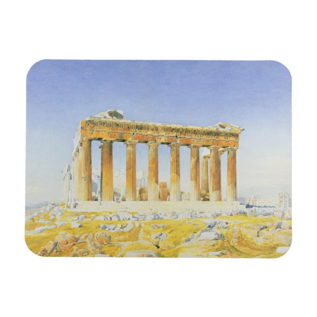 Magnet Flexible Le Parthénon, c.1834 (avec crayon sur papier) (Horizontal)
