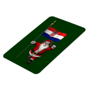 Magnet Flexible Le Père Noël visite la Croatie