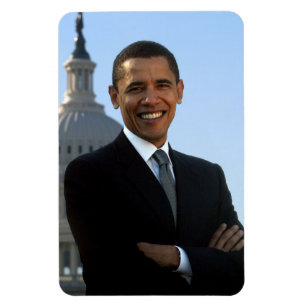 Magnet Flexible Le président américain Barack Obama en tant que sé